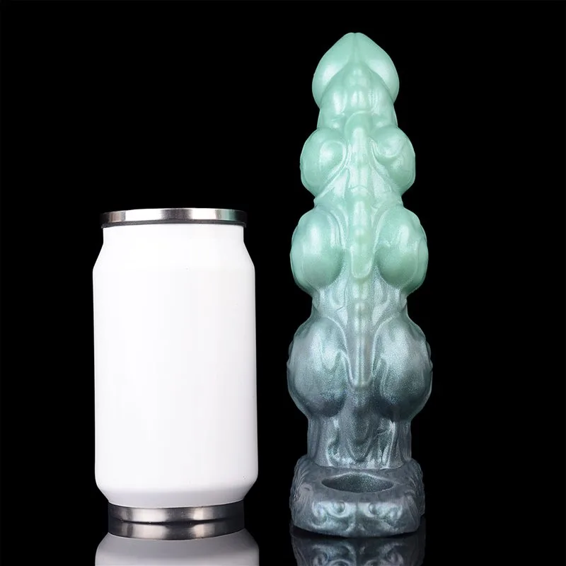 8.8 Inch Triple Knots Cock Sleeve Fantasy Penis Extension 2 8.8 Inch Triple Knots Cock Sleeve Fantasy Penis Extension 2