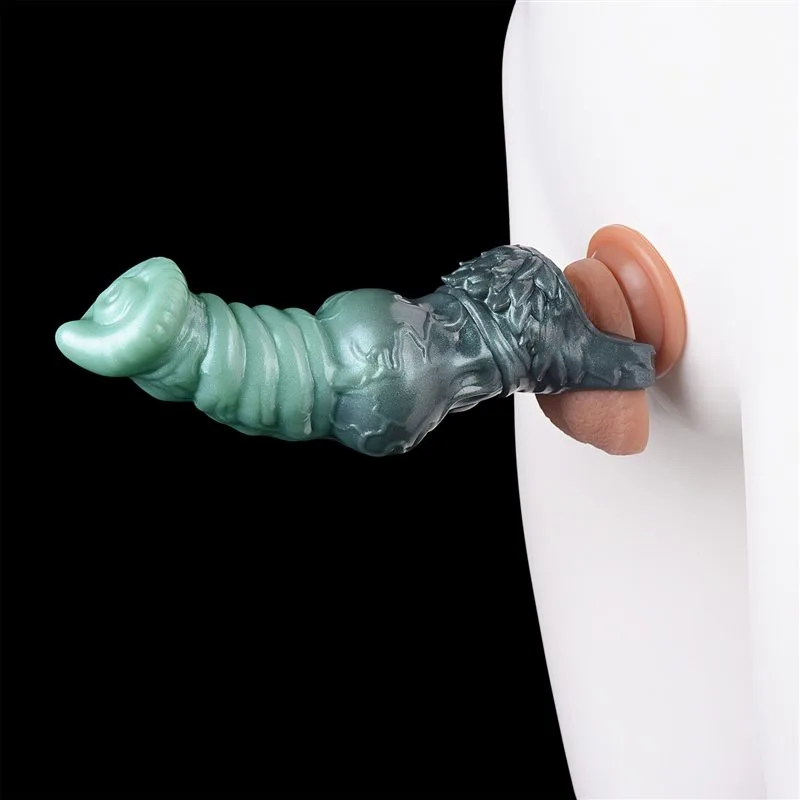 8.5 Inch Wolf Knot Penis Sleeve Soft Silicone Canine Cock Sheath 2 8.5 Inch Wolf Knot Penis Sleeve Soft Silicone Canine Cock Sheath 2