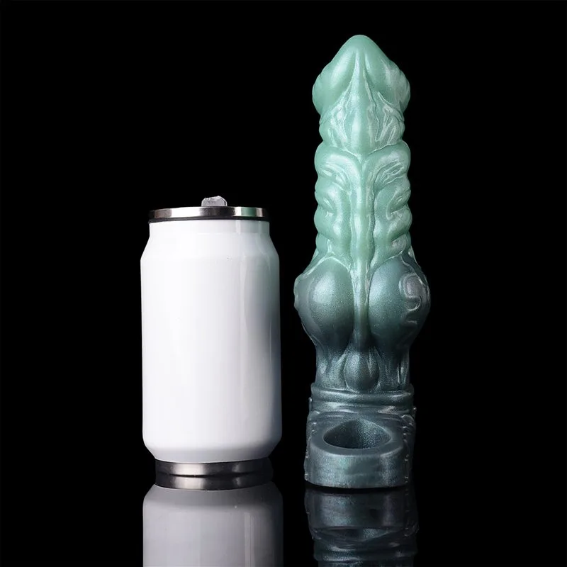8.5 Inch Wolf Knot Penis Sleeve Soft Silicone Canine Cock Sheath 3 8.5 Inch Wolf Knot Penis Sleeve Soft Silicone Canine Cock Sheath 3