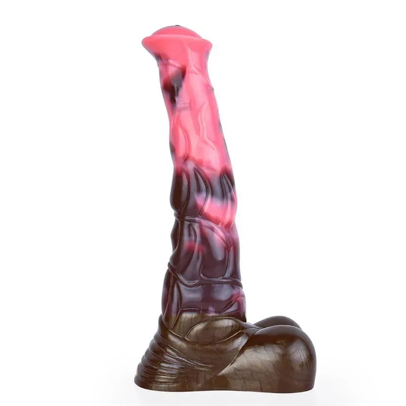 9d47f50da39ed796 10.5 Inch Large Horse Dildo Fantasy Silicone Animal Penis