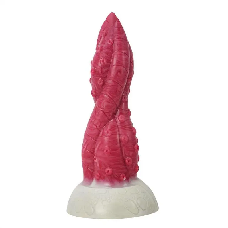 d48bb4132f6b3347 7.5 Inch Fantasy Octopus Tentacle Silicone Dildo