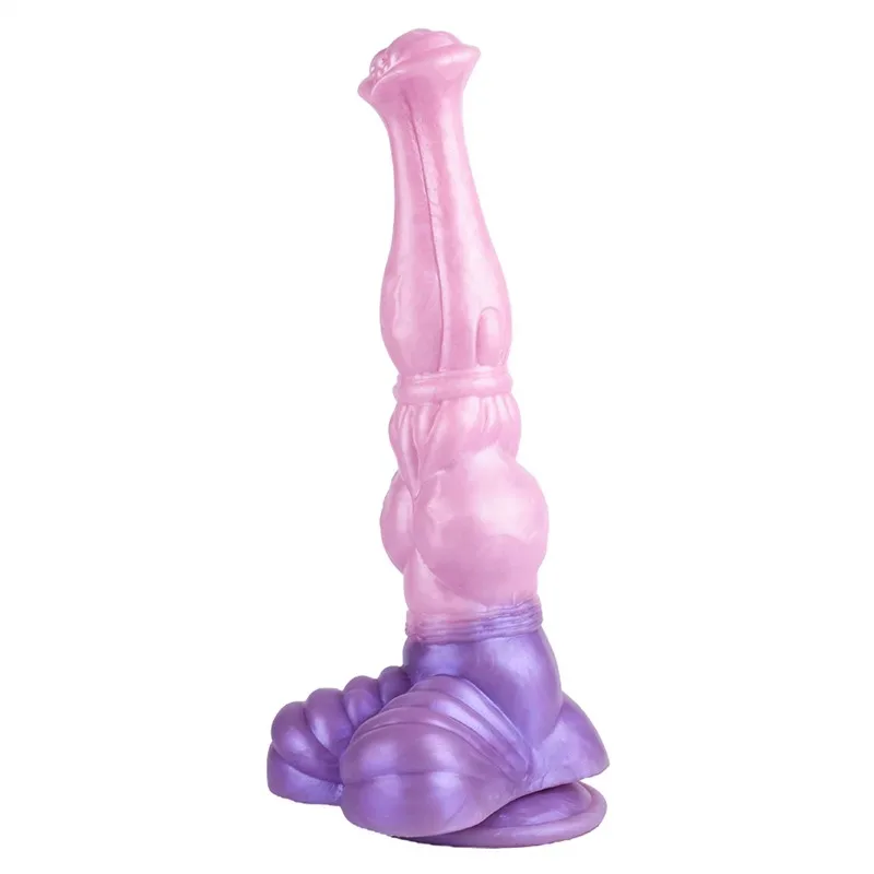 d7424beb78f786f3 11 Inch Big Horse Dildo Fantasy Silicone Animal Penis