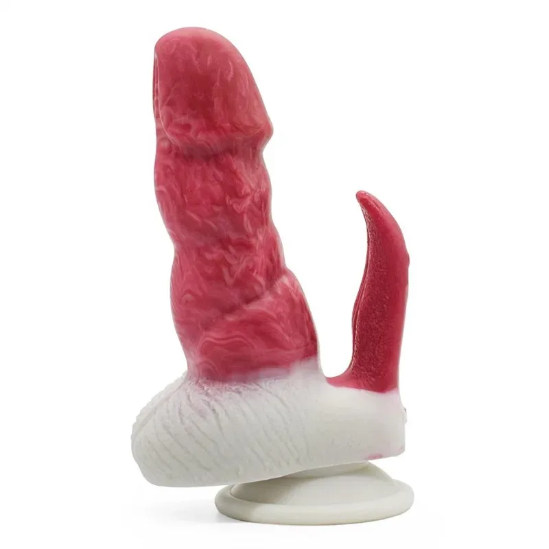 e6d1f49a1fb95573 6.5 Inch Unusual Alien Monster Dildo with Tongue