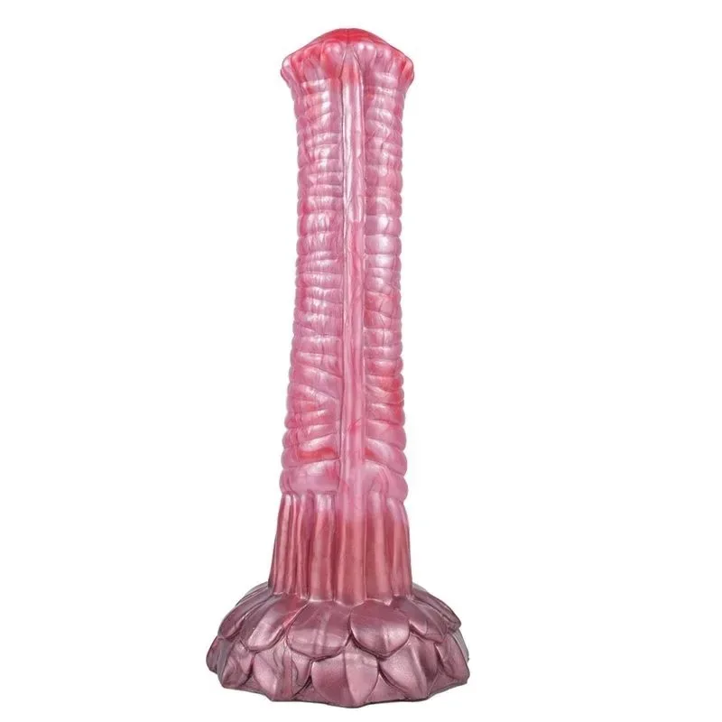 format_webp (2) 10.5 IN Long Flared Horse Dildo Silicone Animal Penis - Image 1