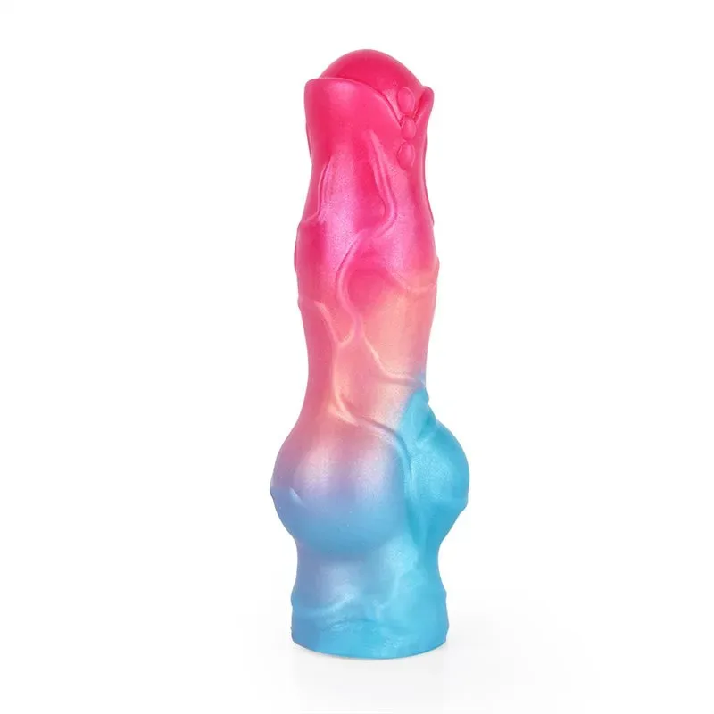 794f4d2e5c1b6ebd Fantasy Knotted Sleeve Silicone Penis Sheath