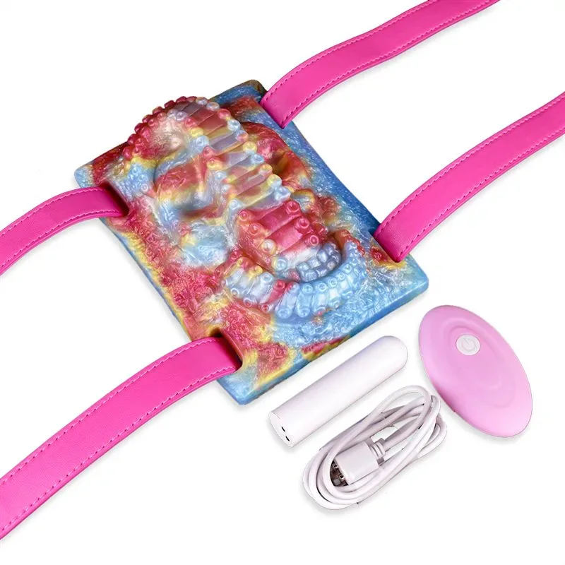 fbabb2b9f7b745ba Strap On Fantasy Silicone Tentacle Grinder Vibrator - Image 1