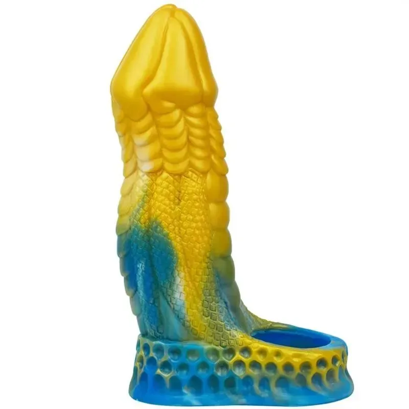 format_webp (2) 6.8 IN Fantasy Dragon & Alien Penis Sleeve Silicone Cock Sheath - Image 1