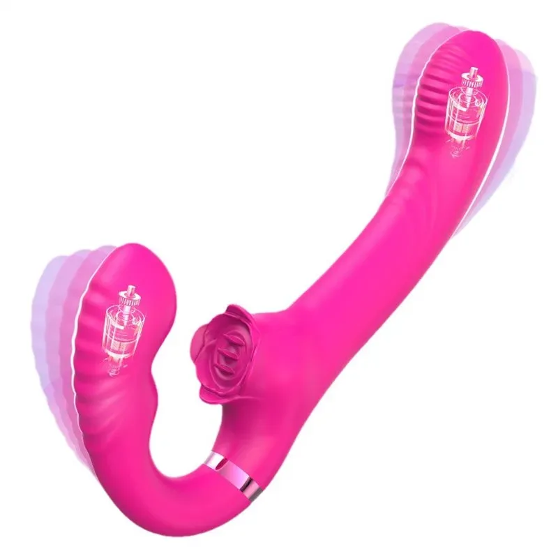 20ef2508e148579a Remote Control Vibrating Strapless Strap on Dildo Vibrator