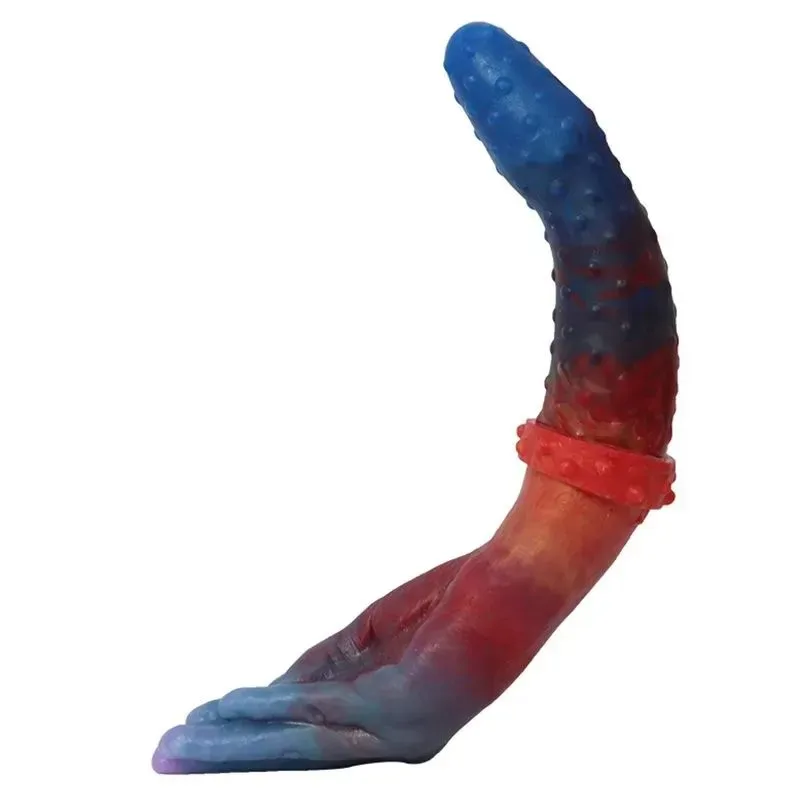 13.5 IN Fantasy Big Double Sided Hand Dildo - Image 1