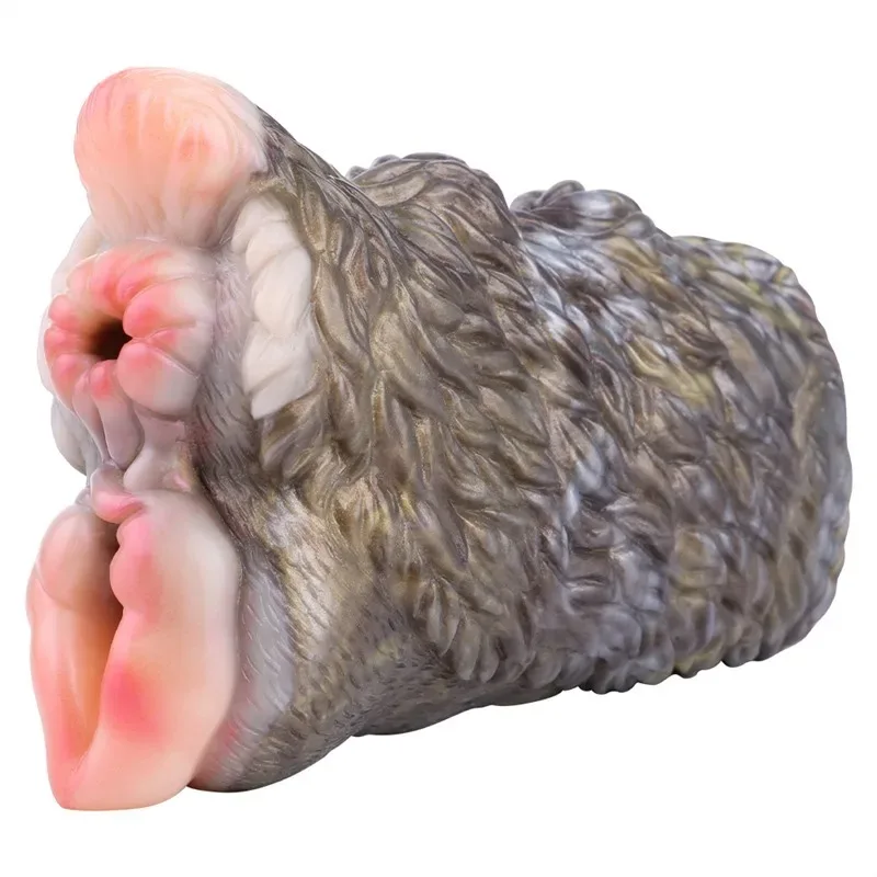 Bizarre Beast Men Masturbator Two Channel Camel Shape Pussy Toy - Image 1