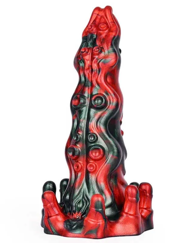 未标题-1 (2) 8.5 In Octopus Dildo Silicone Fantasy Tentacle Sex Toy - Image 1