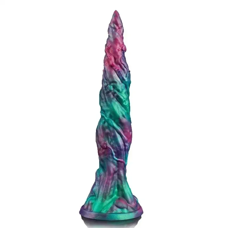 10.5 Inch Long Thin Flexible Fantasy Alien Anal Stretching Dildo - Image 1