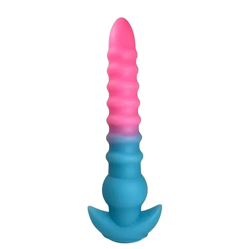 1012 Inch Fantasy Anal Dildo Deep Spiral Butt Plug (8) 10/12 Inch Fantasy Anal Dildo Deep Spiral Butt Plug - Image 1