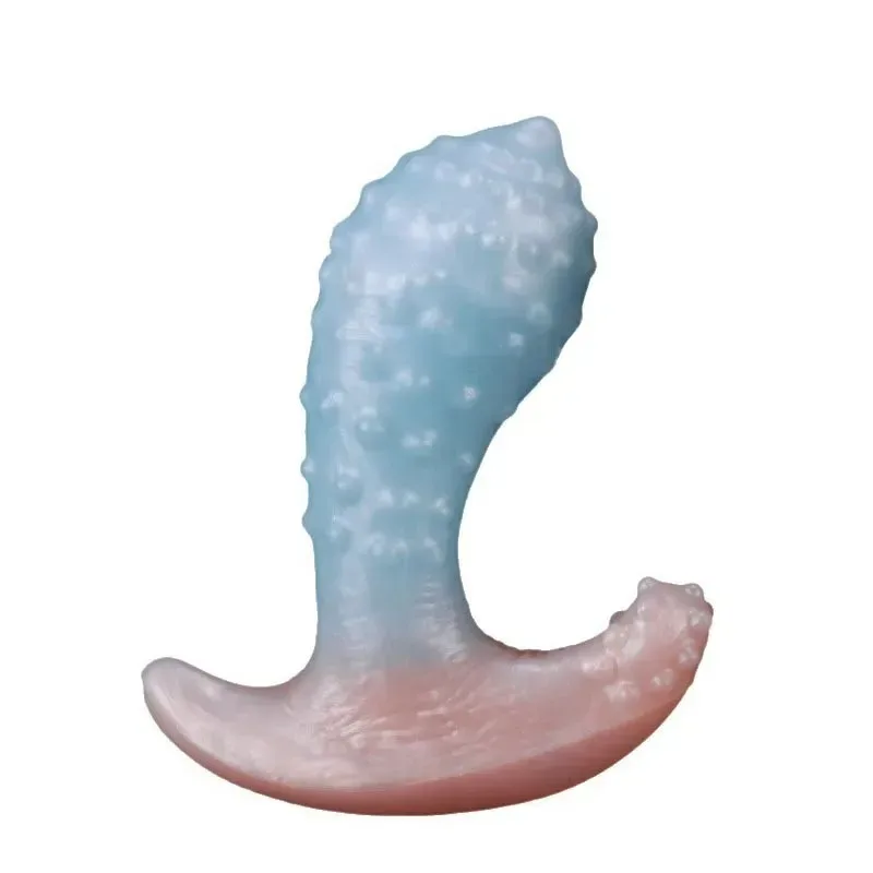 4.3/5.7/6.3/6.8 Inch Wearable Fantasy Beaded Silicone Anal Dildo Plug - Image 1