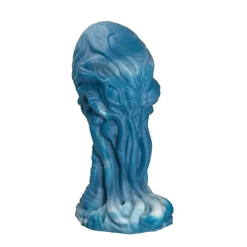 6.5 Inch Fat Alien Dildo Liquid Silicone Real Feel Anal Plug (3) 6.5 Inch Fat Alien Dildo Liquid Silicone Real Feel Anal Plug - Image 1