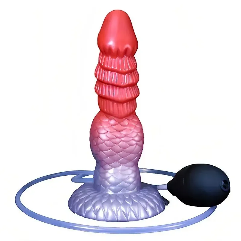 8 Inch Squirting Dragon knot Dildo Fantasy Ejaucating Adult Toy - Image 1