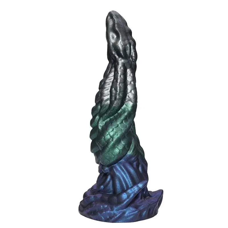 8.5 Inch Fantasy Dragon Dildo Soft Silicone Unique Sex Toy - Image 1