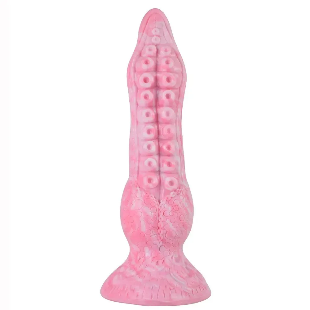 8.5 Inch Pink Octopus Tentacle Dildo Fantasy SexToy - Image 1
