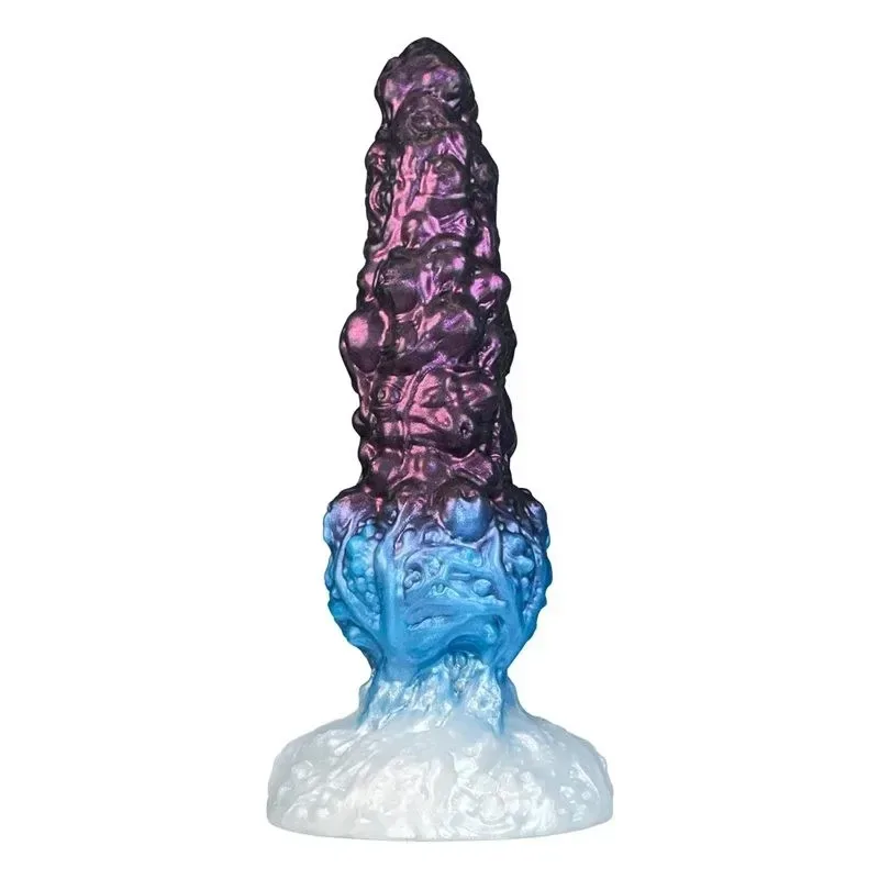 9.5 Inch Fantasy Alien Knot Dildo Silicone Exotic Devil Anal Plug (6) 9.5 Inch Fantasy Alien Knot Dildo Silicone Exotic Devil Anal Plug - Image 1