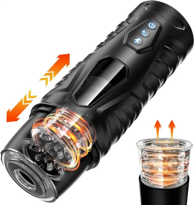 7 Thrusting Rotating Masturbator Rechargeable Pleasure Cup for Men - Image 1