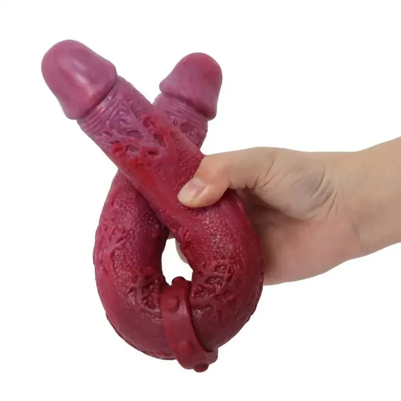 15 IN Long Flexible Double Penetration Dildo Sex Toy - Image 1