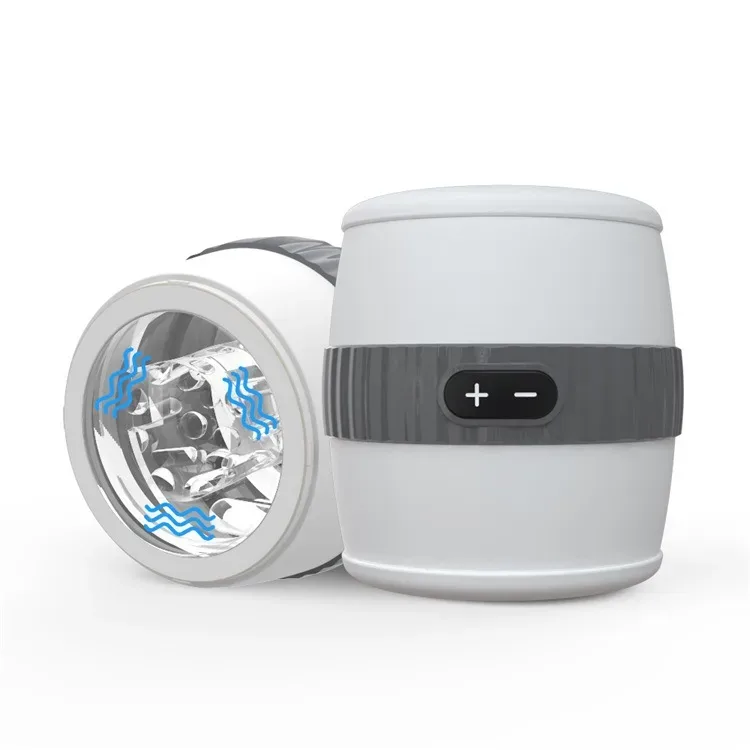 Rechargeable Open-Ended Penis Trainer Male Masturbator - Image 1