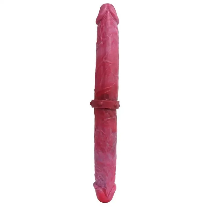 13.5 IN Soft Double Penis Dildo for Couples - Image 1