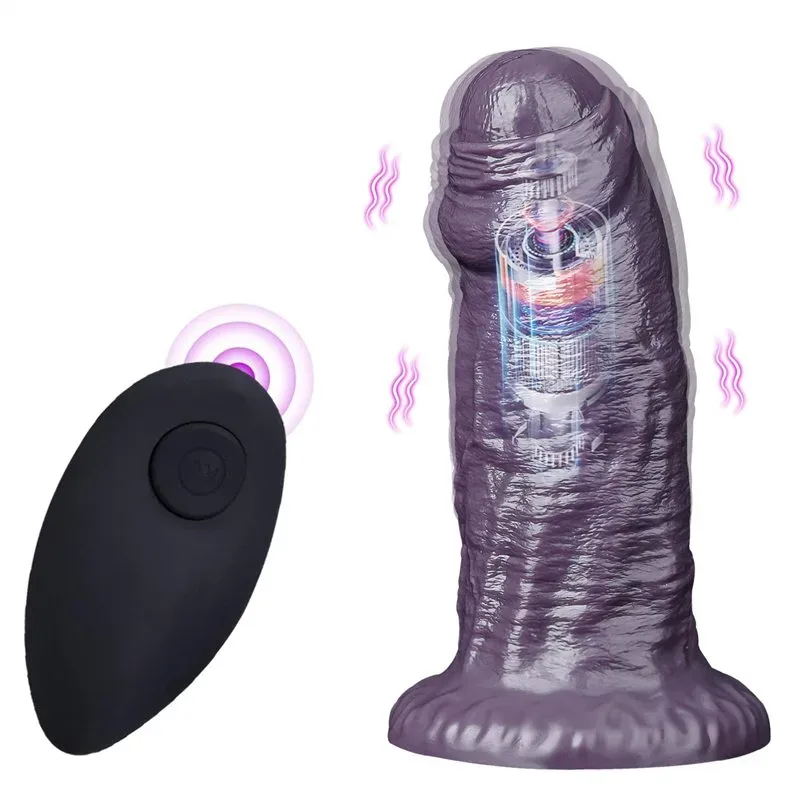 4.3 Inch Mini Portable Uncut Vibrating Dildo with Remote Control - Image 1