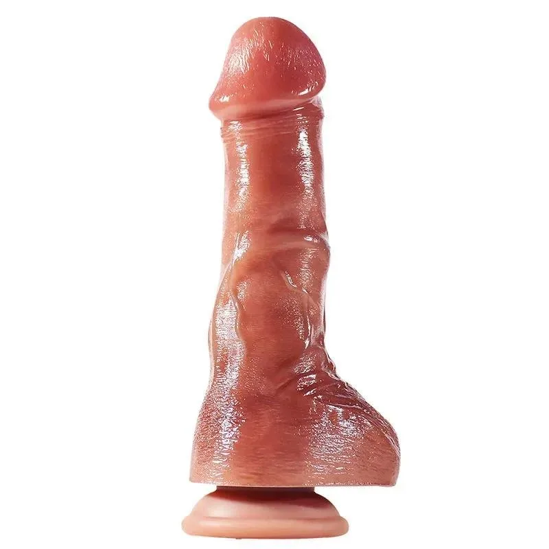 03 8.4 Inch Best Life Like Silicone Heating Thrusting Swing Dildo - Image 1